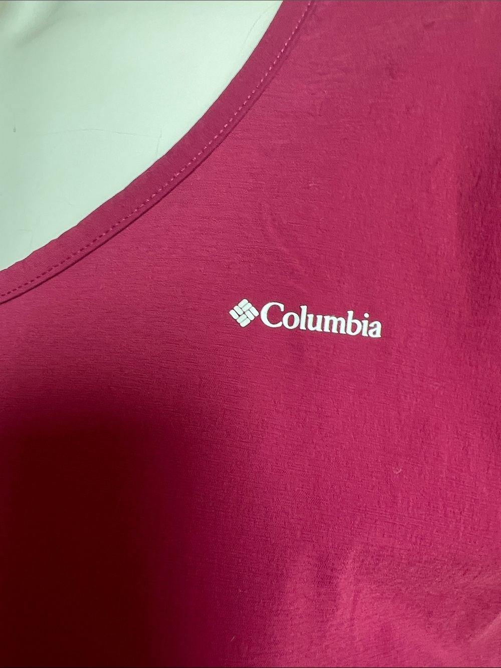 Columbia Raspberry Short-Sleeve Drawstring Waist Dress - Picture 2 of 7